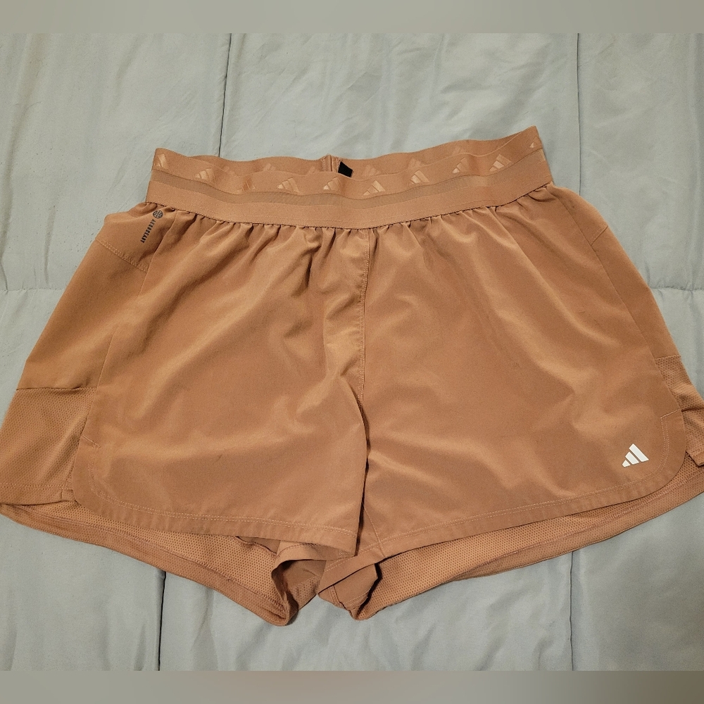 Adidas Women's Tan Athletic Shorts